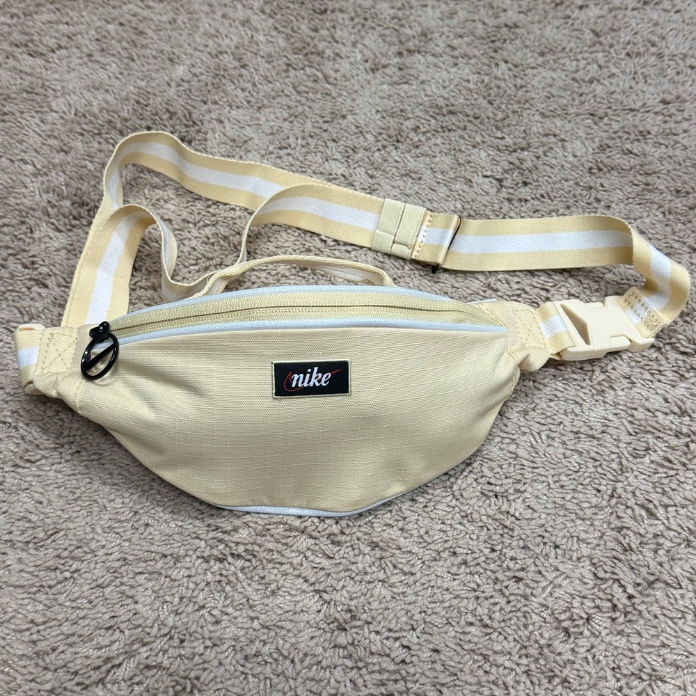 Nike crossbody bag in light yellow